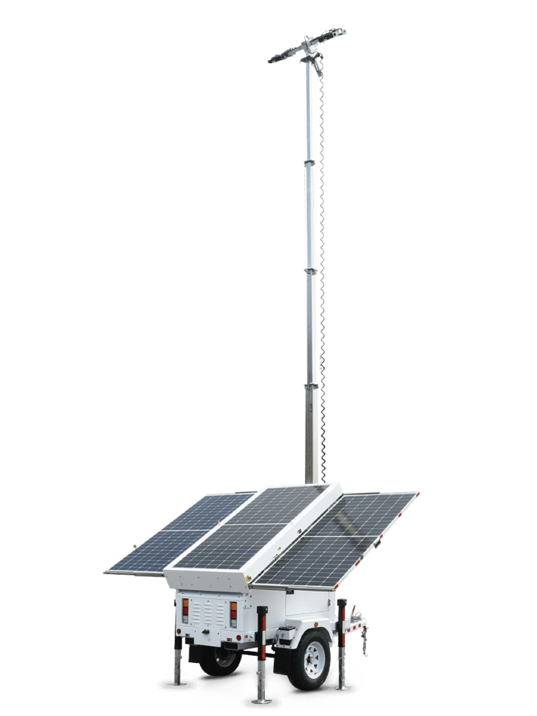 OPTraffic Portable Light Towers LED, Solar & Construction Site