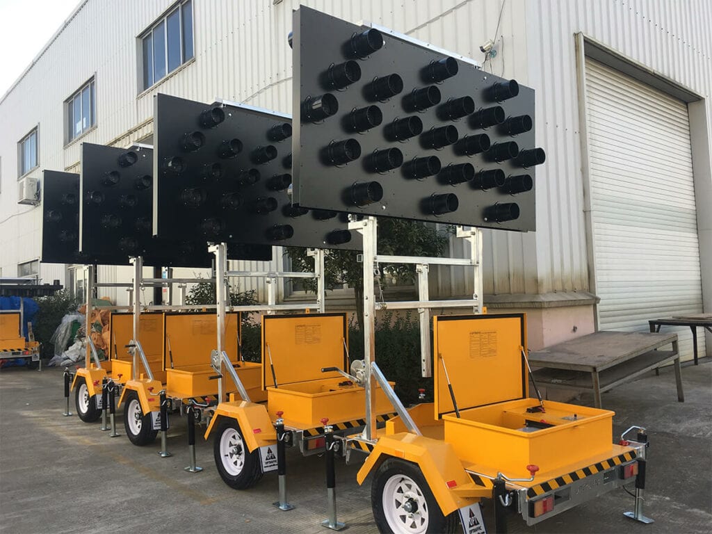 Flashing Arrow Panels Skid Arrow Signals OPTRAFFIC