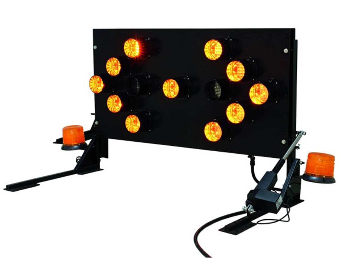 Flashing Arrow Panels Differences Yellow vs Red