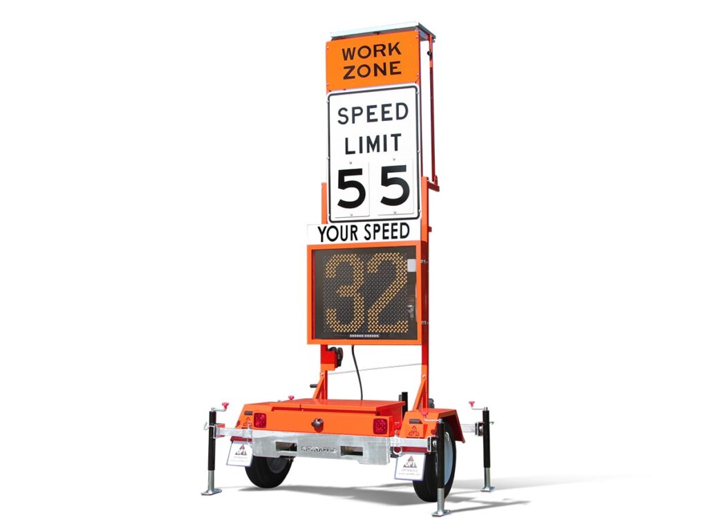 radar speed limit sign
