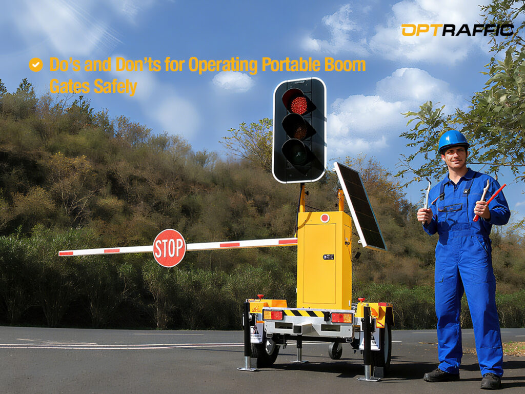 Do’s and Don’ts for Operating Portable Boom Gates Safely