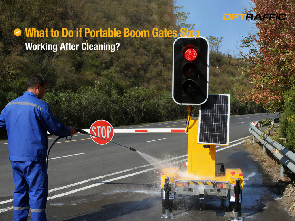What to Do if Portable Boom Gates Stop Working After Cleaning?