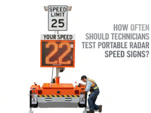 How Often Should Technicians Test Portable Radar Speed Signs?