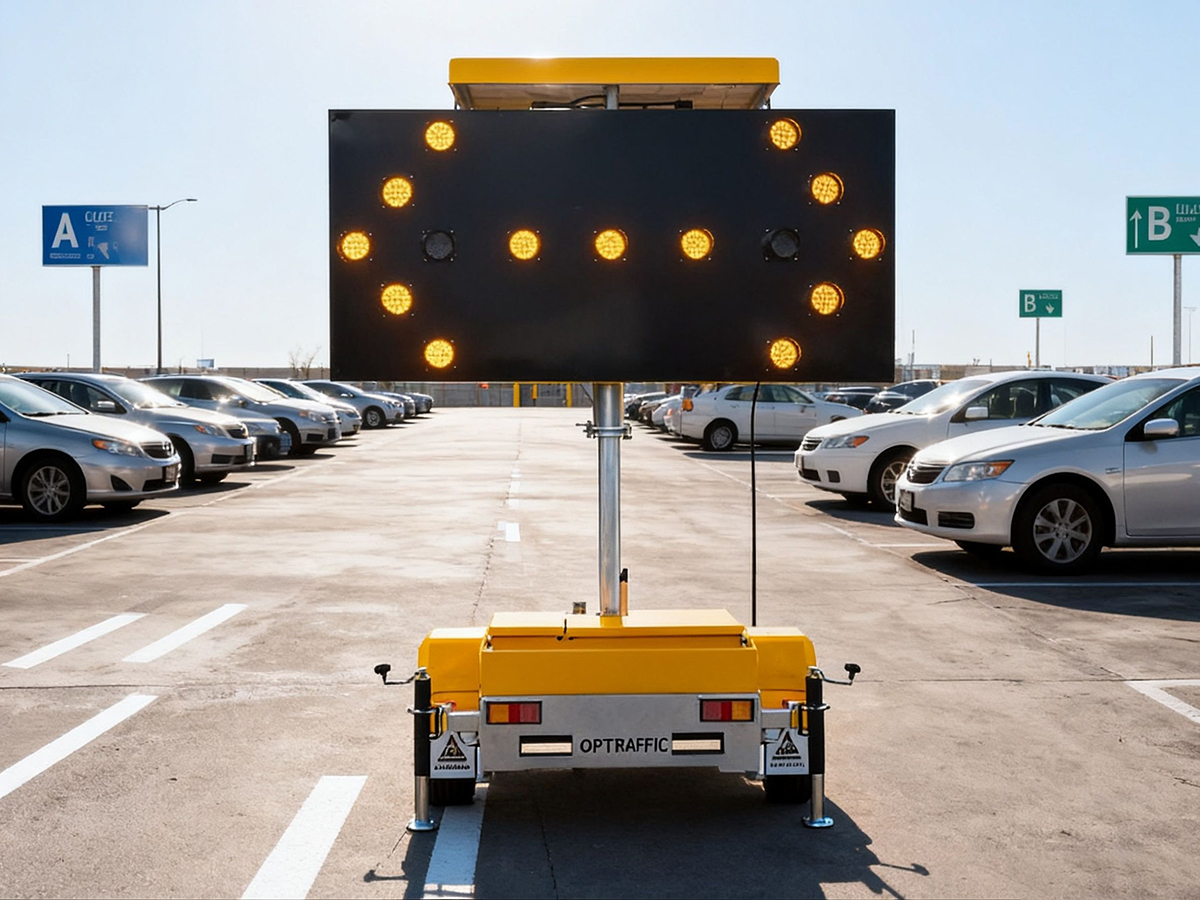 How to Use Arrow Board Signs for Parking Lot Direction and Lane Control?