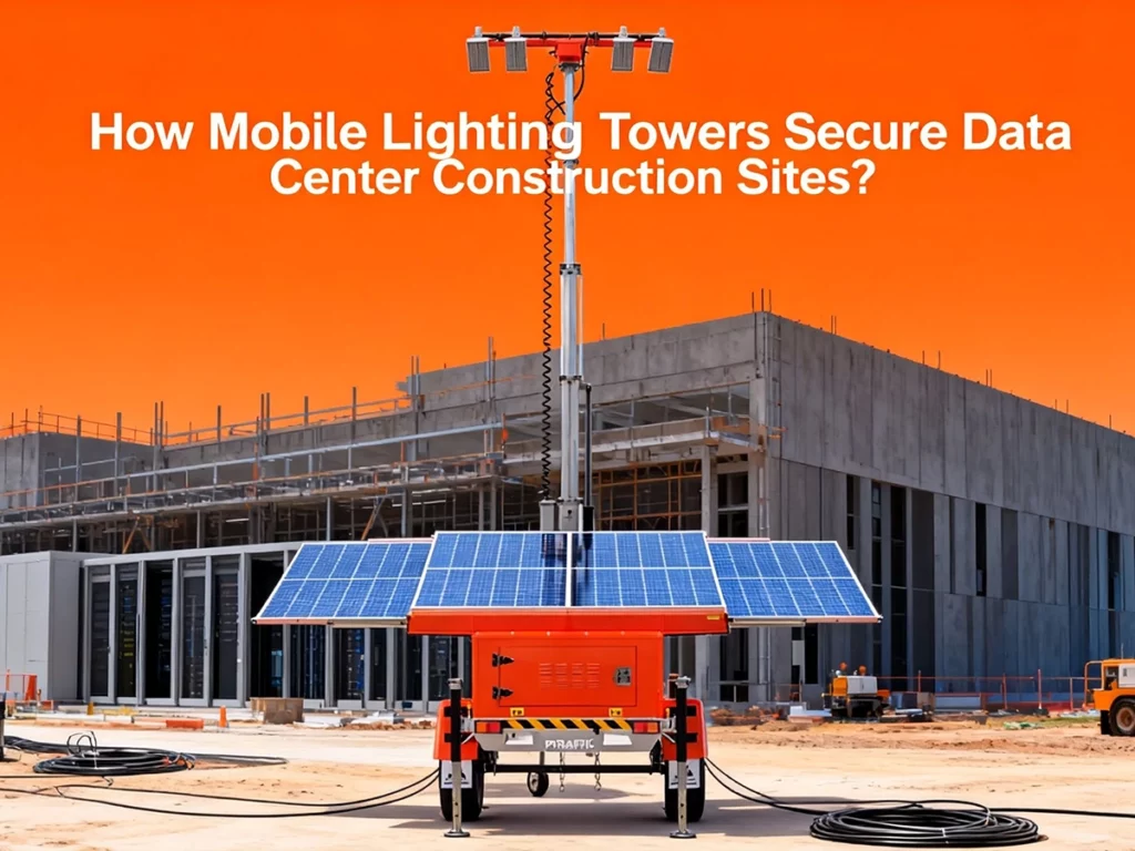 How Mobile Lighting Towers Secure Data Center Construction Sites
