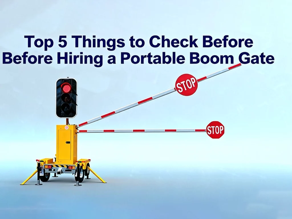 Top 5 Things to Check Before Hiring a Portable Boom Gate
