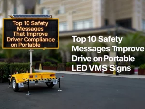 Top 10 Safety Messages That Improve Driver Compliance on Portable LED VMS Signs