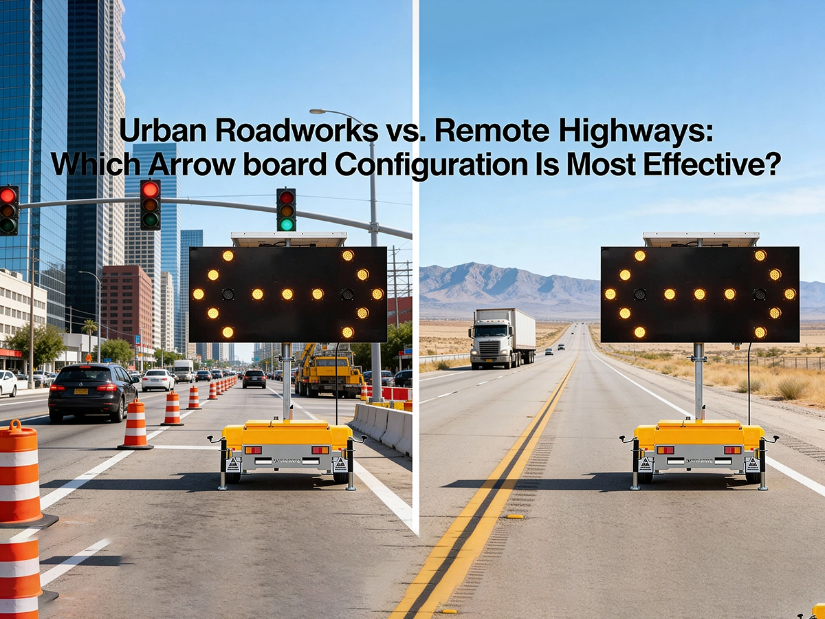 Urban Roadworks vs. Remote Highways: Which Arrow board Configuration Is Most Effective