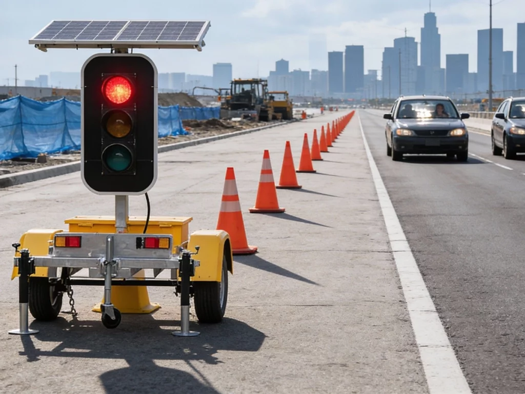 How Temporary Traffic Signals Reduce Congestion During Single-Lane Closures