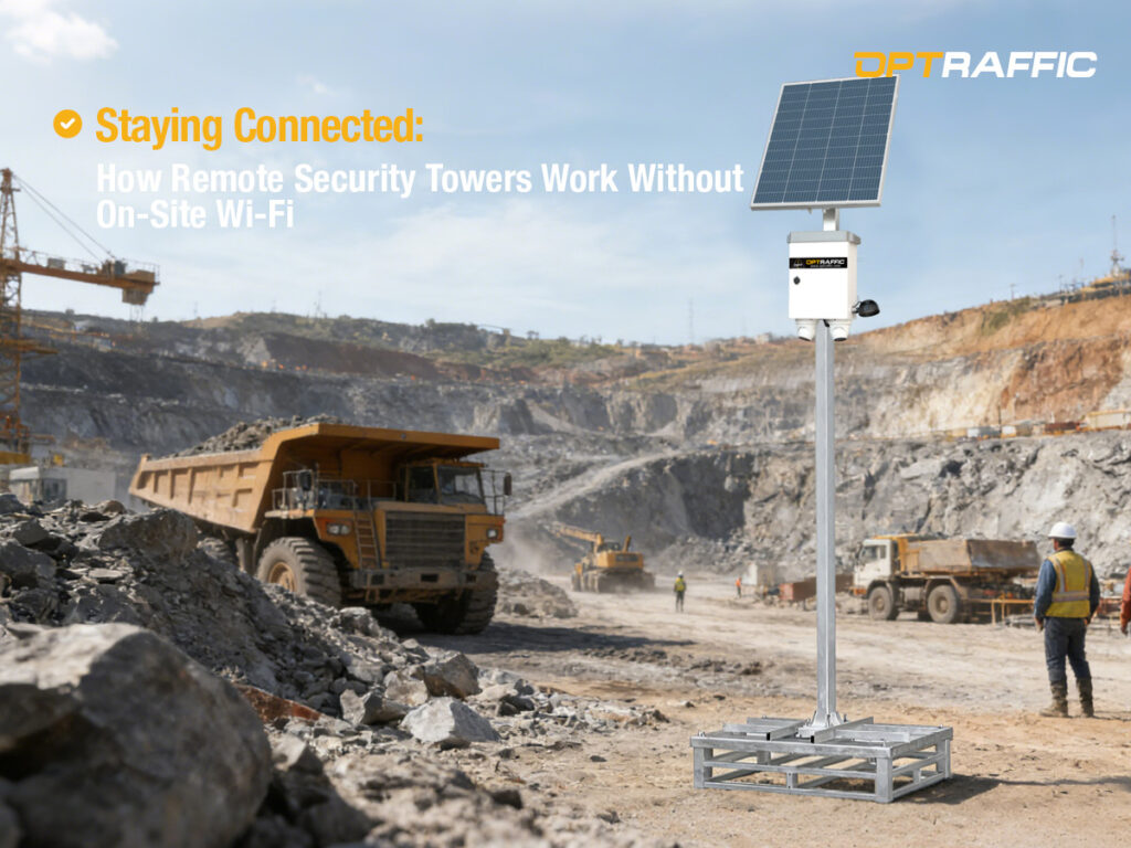 Staying Connected: How Remote Security Towers Work Without On-Site Wi-Fi
