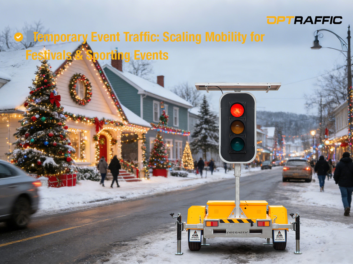 Temporary signal for Festivals & Sporting Events-