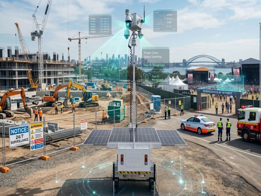Mobile CCTV Trailer Sydney: Rapid Deployment for Construction Sites, Events, and Emergency Response