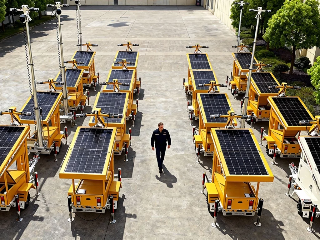 Solar Farm Security Camera Trailers in Western Australia