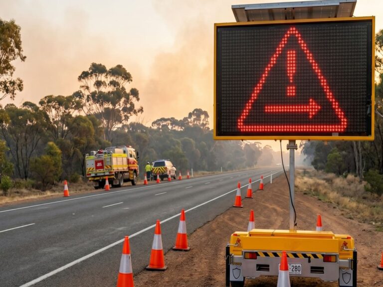 Solar VMS Trailers for Bushfire Evacuation Routes in NSW & Victoria