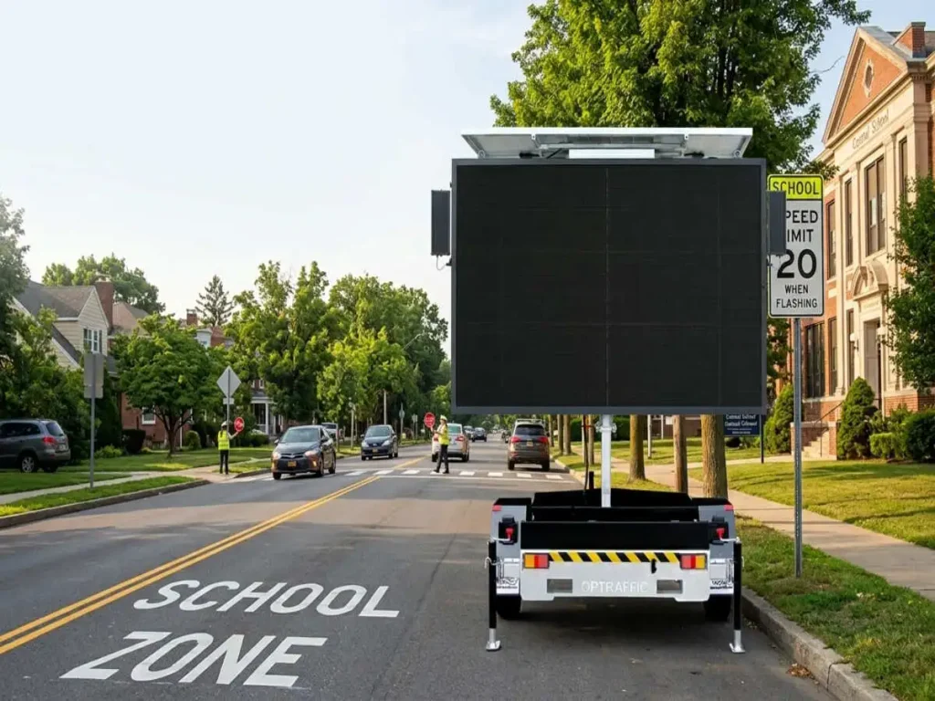 School Zone Message Sign Color Requirements: What to Specify, and What to Leave Out