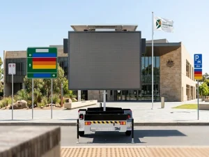 Portable LED Message Sign Colour Rules Australia